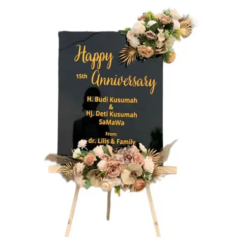 Papan Bunga Akrilik Tlogokotes