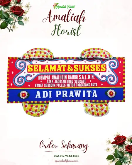 Papan Bunga Ucapan Selamat Tlogokotes